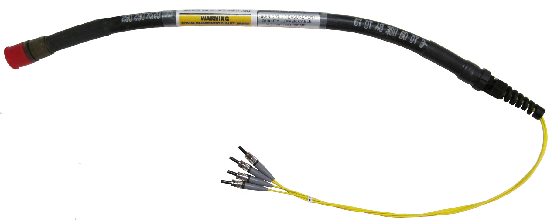 ST-4 fiber plug, 9.0/125µm, 1 meter NAVSEA(6877804-07SME)  NSN(6625-01-496-9904)(KFO 60730) 
